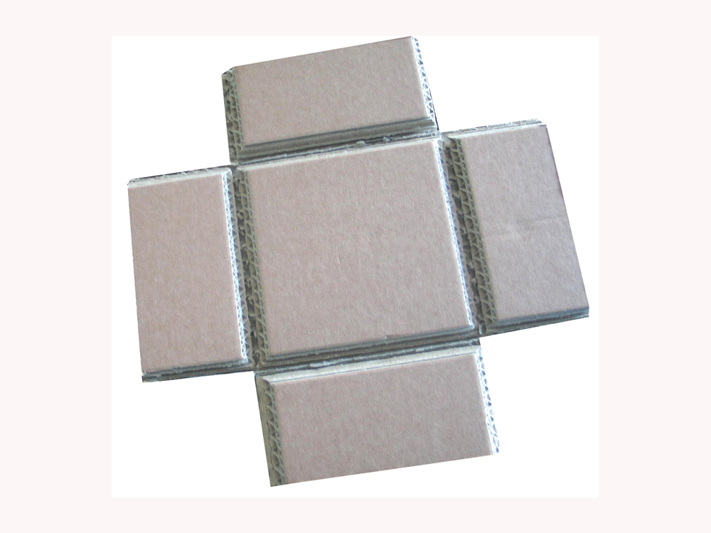 瓦楞纸切割V槽样品