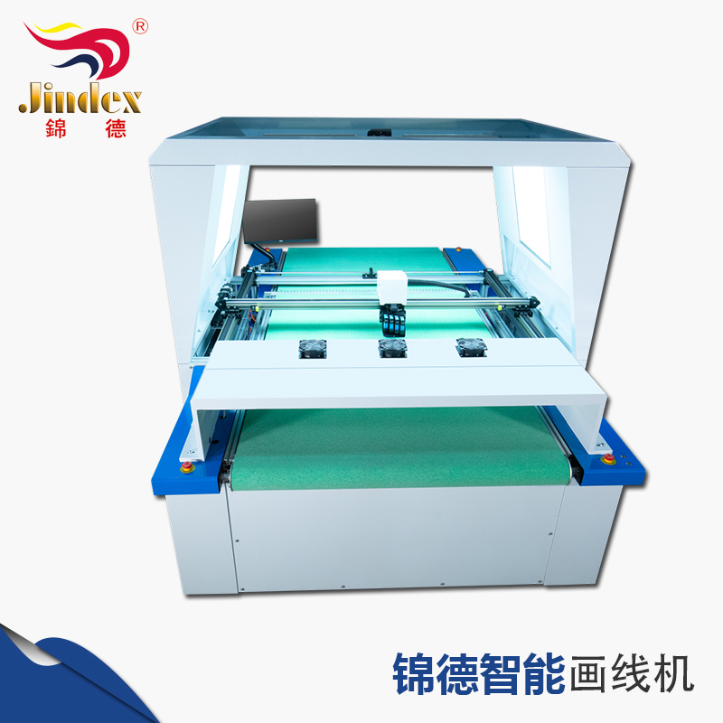 锦德大视觉数控喷墨鞋样画线机